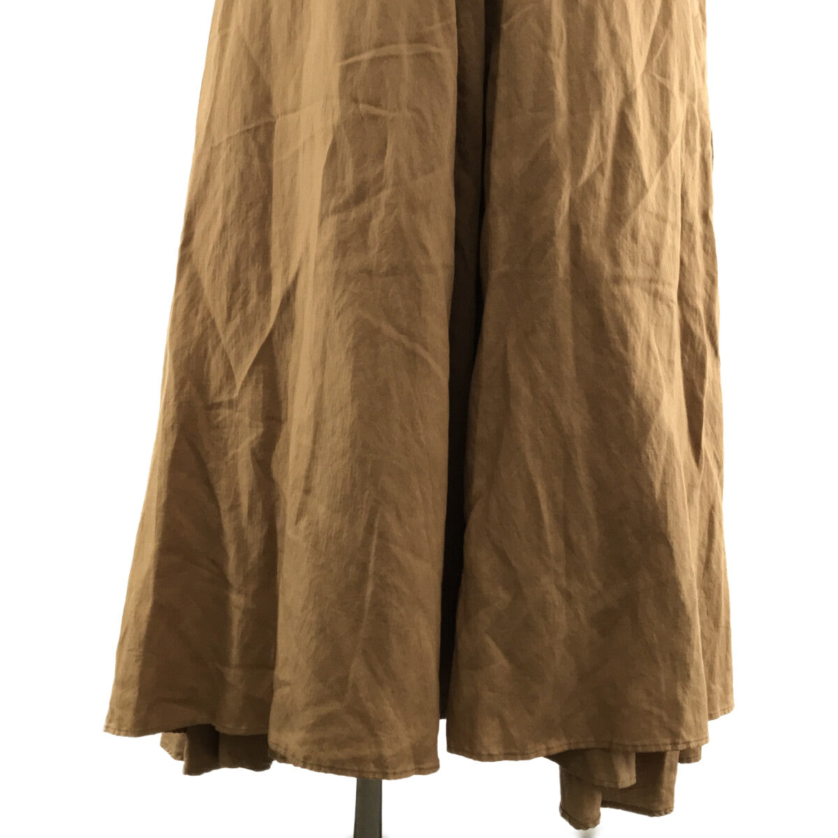 suzuki takayuki / スズキタカユキ | long skirt リヨセル リネン コットン ラップ ギャザー ロング スカート | ベージュ | レディース