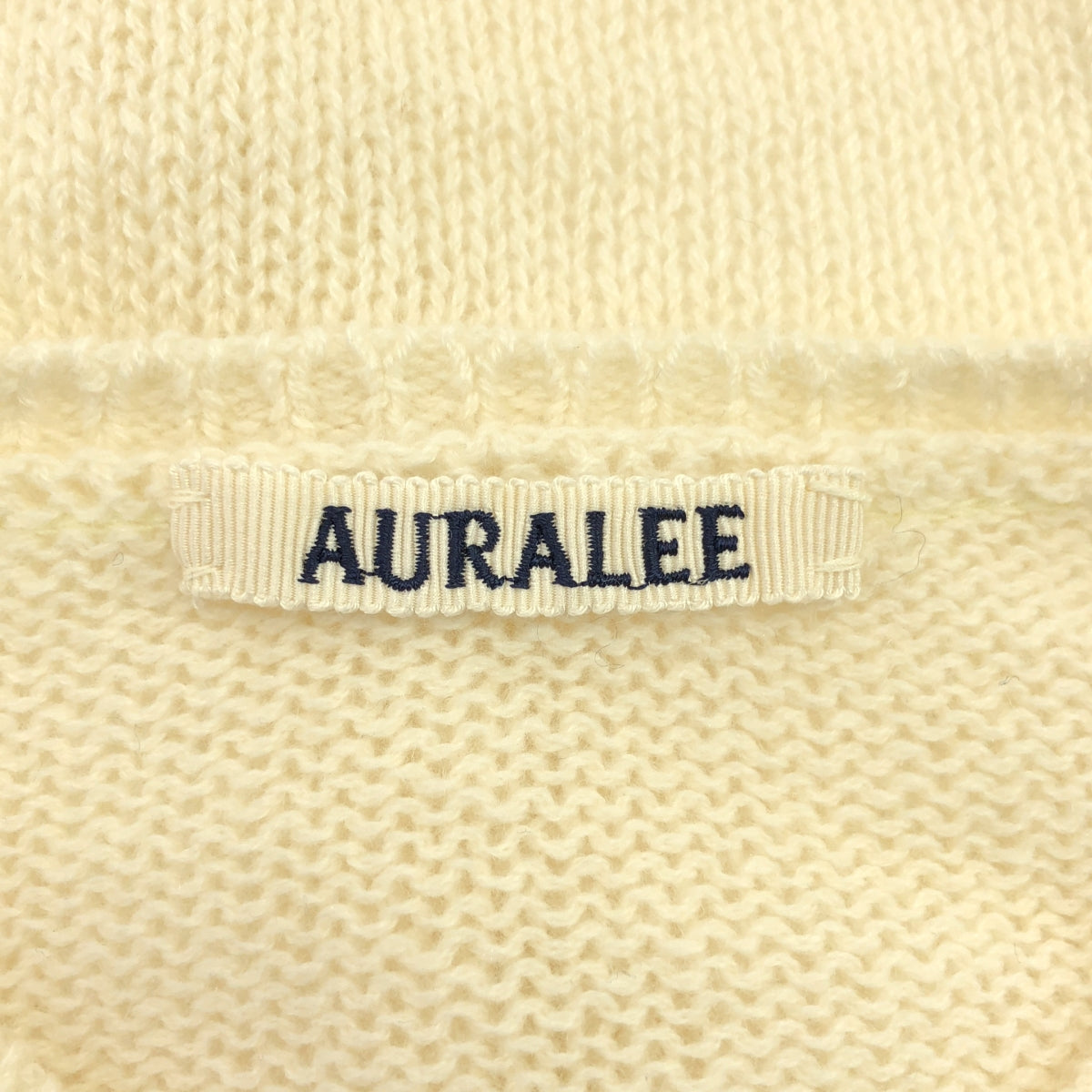 AURALEE / オーラリー | 2025SS | SUMMER CASHMERE KNIT CREW NECK CARDIGAN カシミヤ カーディガン | 1 | レディース