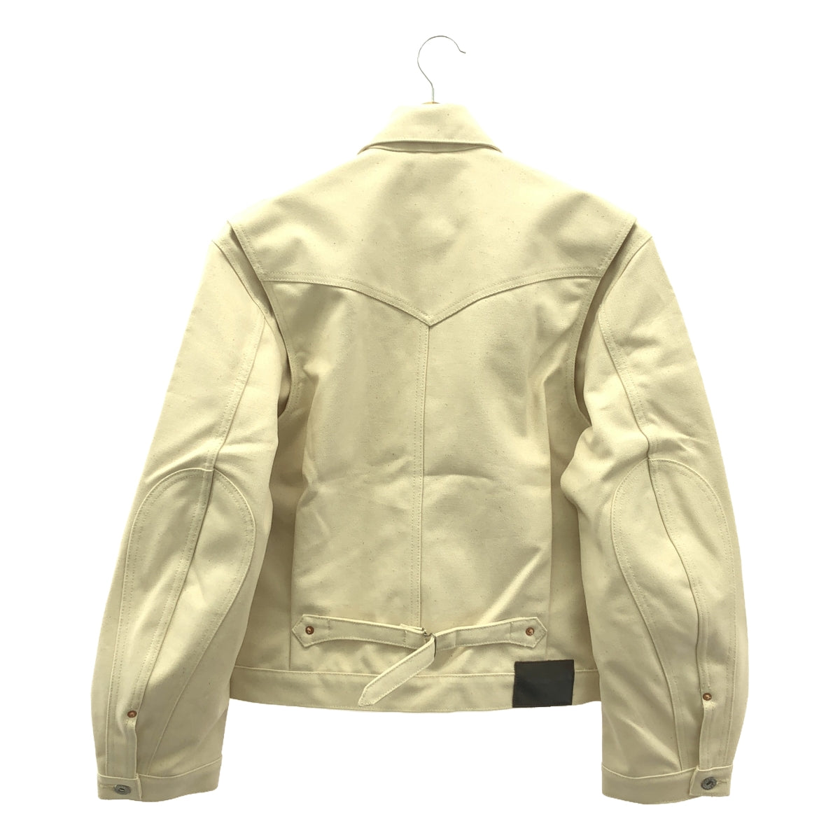 [New] SUGARHILL | 2023SS | Canvas Classic Denim Jacket | 2 | Ivory White | Men's