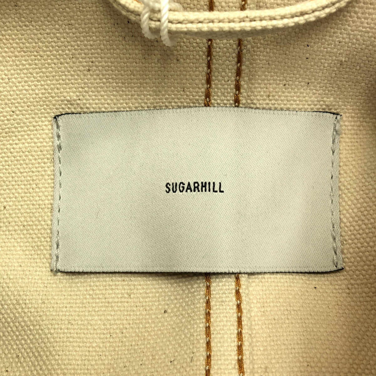 【新品】  SUGARHILL / シュガーヒル | 2023SS | Canvas Classic Denim Jacket デニムジャケット | 2 | Ivory White | メンズ