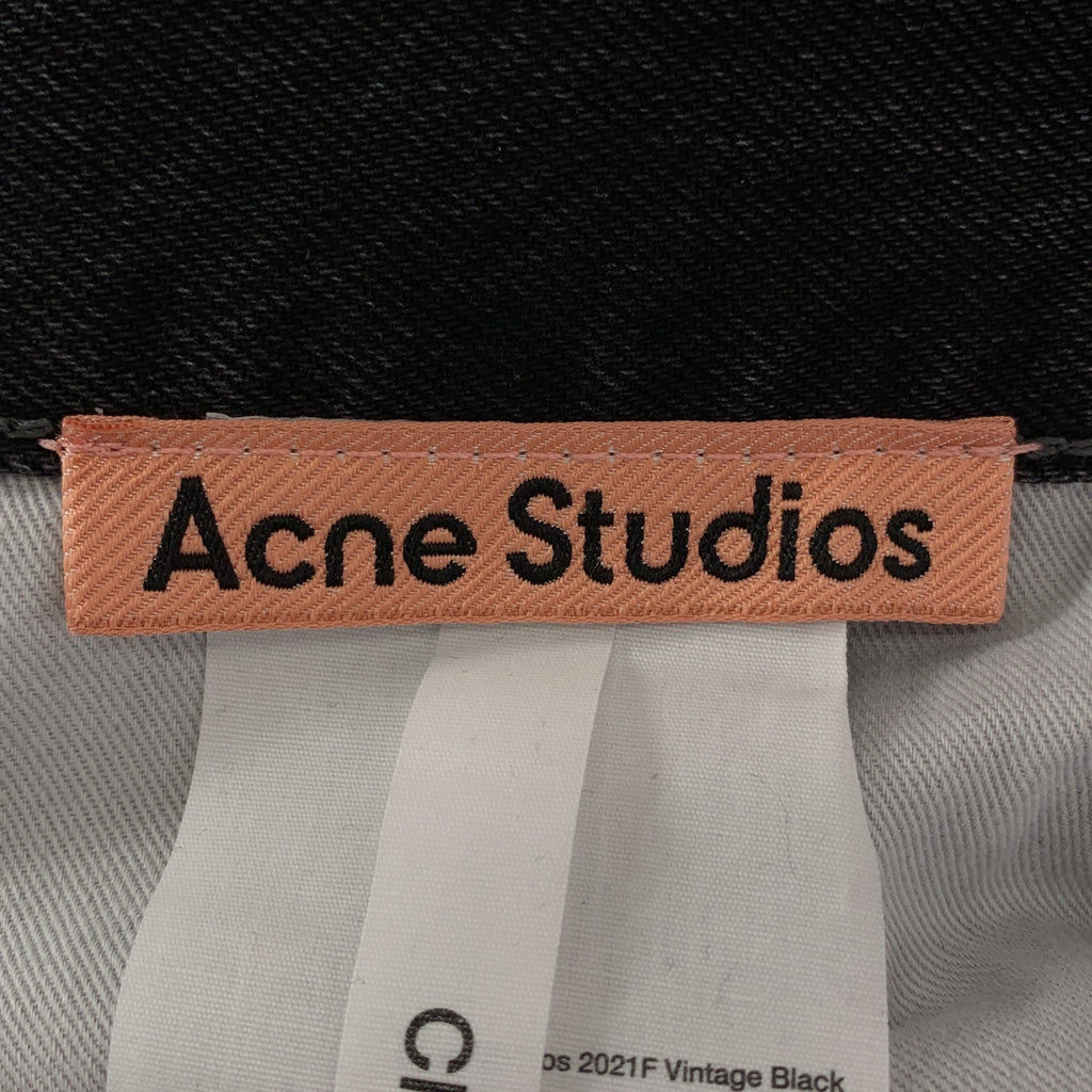 Acne Studios / 여드름 스튜디오 | vintage black 데님 와이드 바지 | EUR 28 30 |