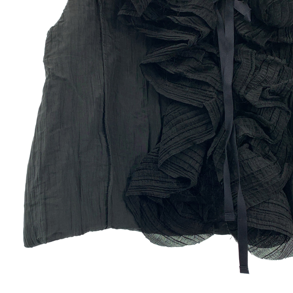 Maison Special / メゾンスペシャル | Washer Ruffle Tops ワッフル ノースリーブ トップス | F | レディース