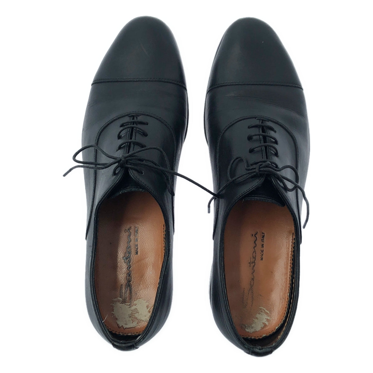 Santoni / 산토니 | 윙 팁 신발 | 7D | 블랙 | 남성