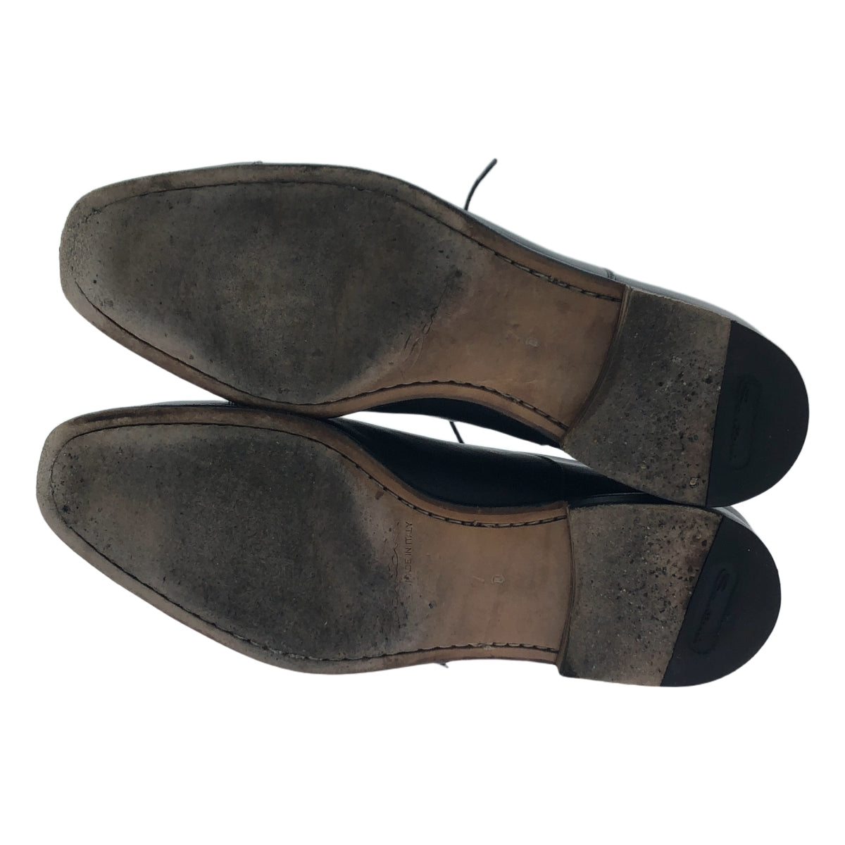 Santoni / 산토니 | 윙 팁 신발 | 7D | 블랙 | 남성