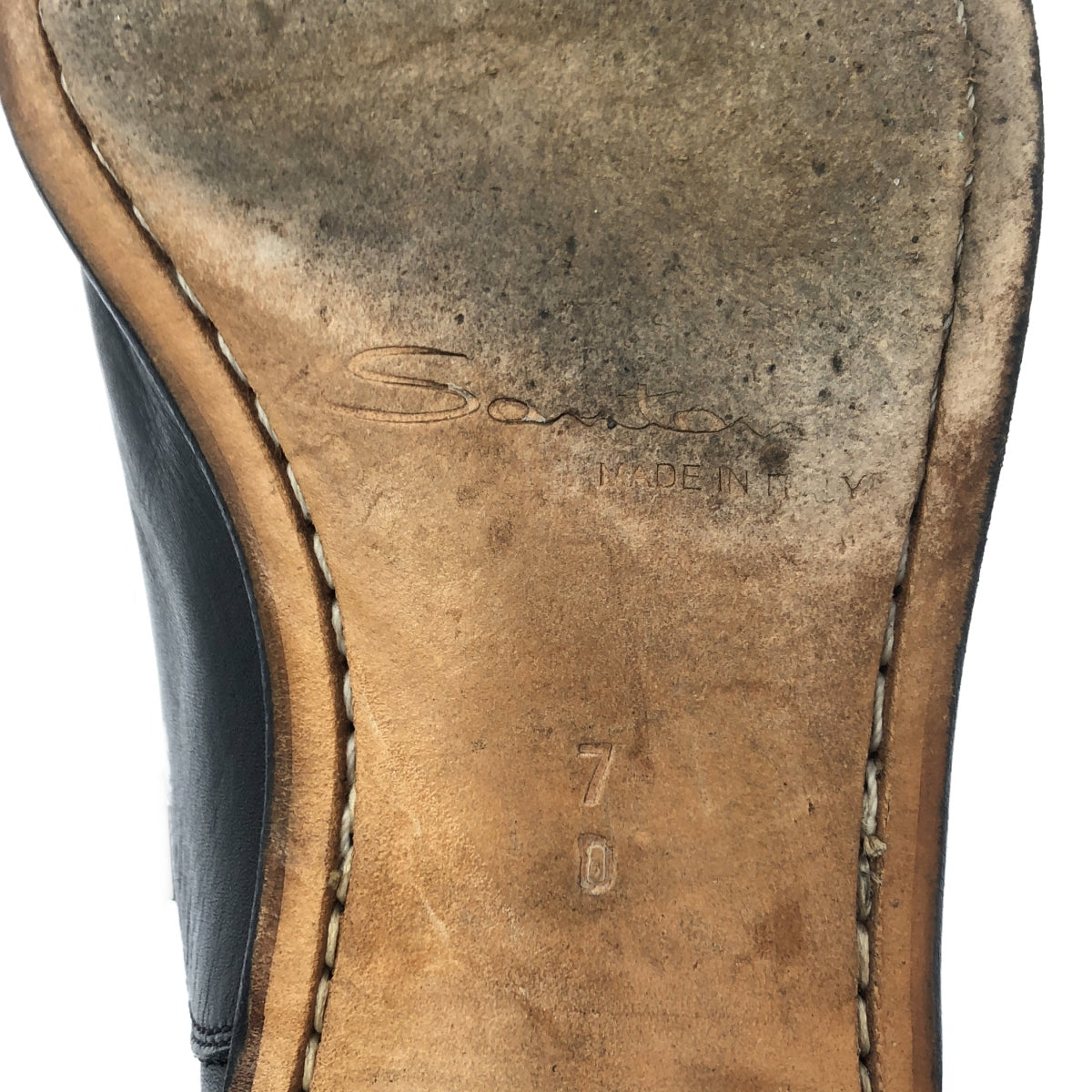 Santoni / サントーニ | ウイングチップ シューズ | 7D | ブラック | メンズ