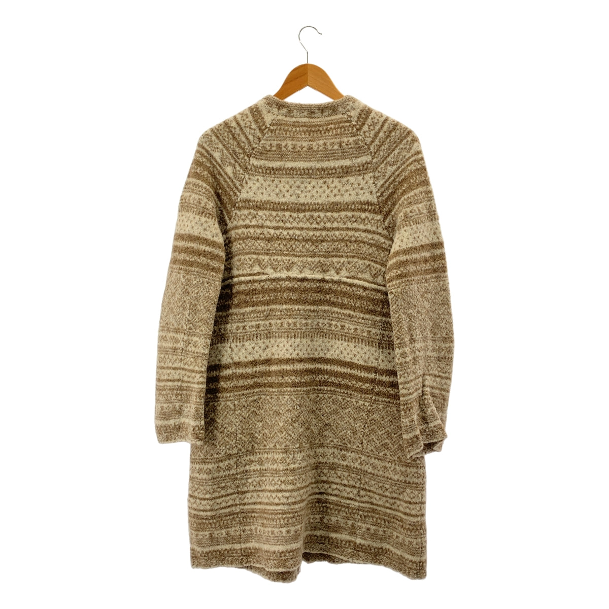 45r / 포티파이브아르 | hand graded 페어아일 무늬 노 컬러 니트 코트 | 1 |