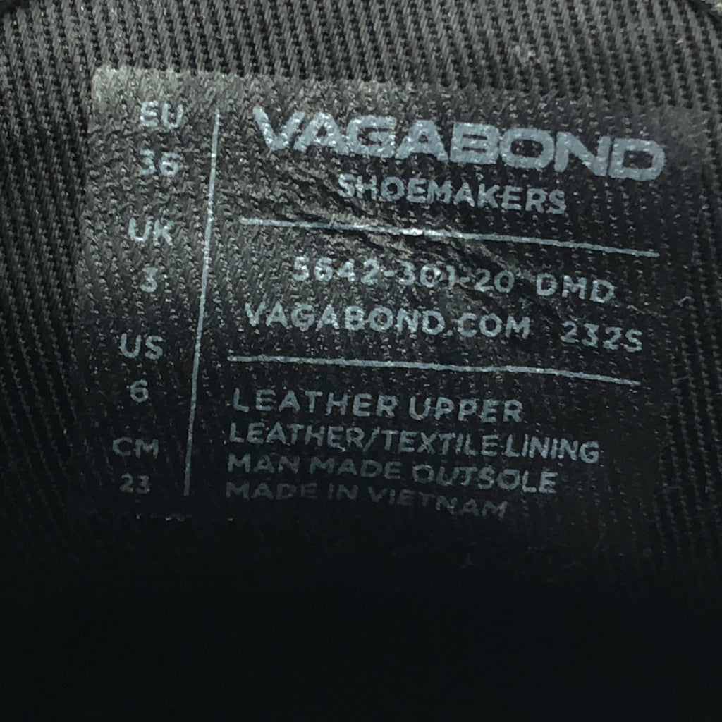 【美品】  VAGABOND / バガボンド | ボリュームソールショートブーツ | 36 | ブラック | レディース