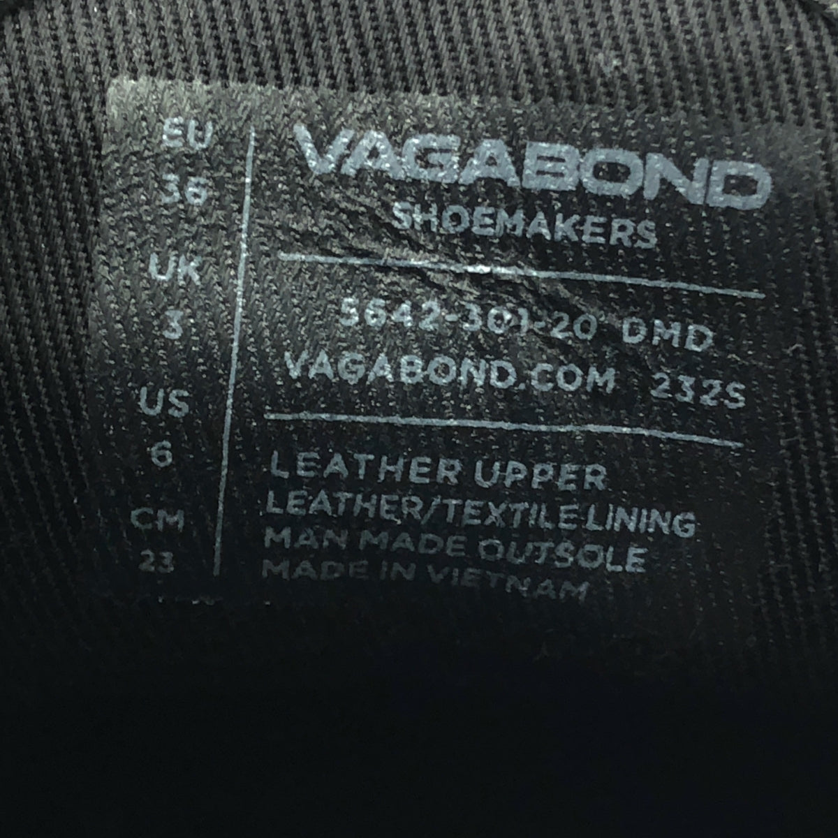 [狀況良好] VAGABOND | Volume Sole 短靴 |尺寸 36 |黑色 |女性的