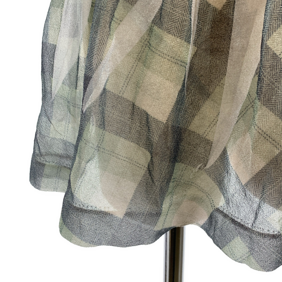 ODAKHA / オダカ | 2025SS | セットアップ ボタンレス シアー ブラウス / ウエストゴム ギャザー スカート | F |