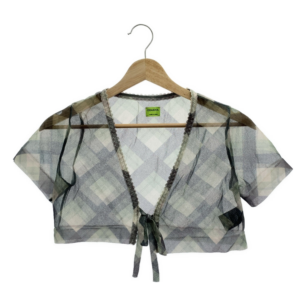 ODAKHA / オダカ | 2025SS | セットアップ ボタンレス シアー ブラウス / ウエストゴム ギャザー スカート | F |