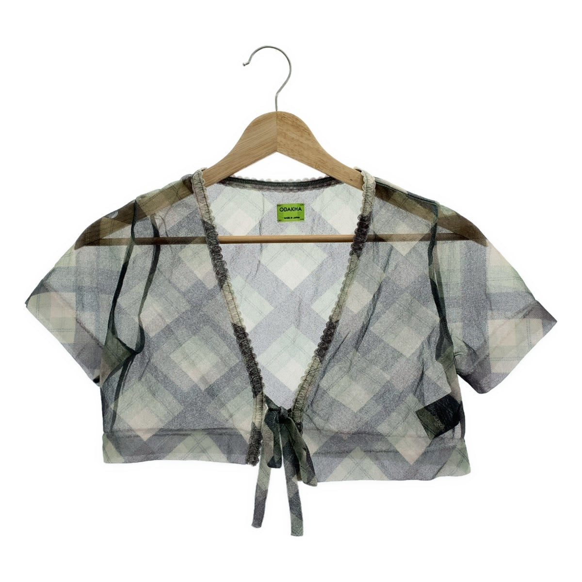 ODAKHA / オダカ | 2025SS | セットアップ ボタンレス シアー ブラウス / ウエストゴム ギャザー スカート | F |