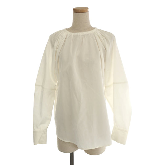 [Good Condition] LUDLOW | Gathered Neck Pullover Blouse | 1 | White | Women's