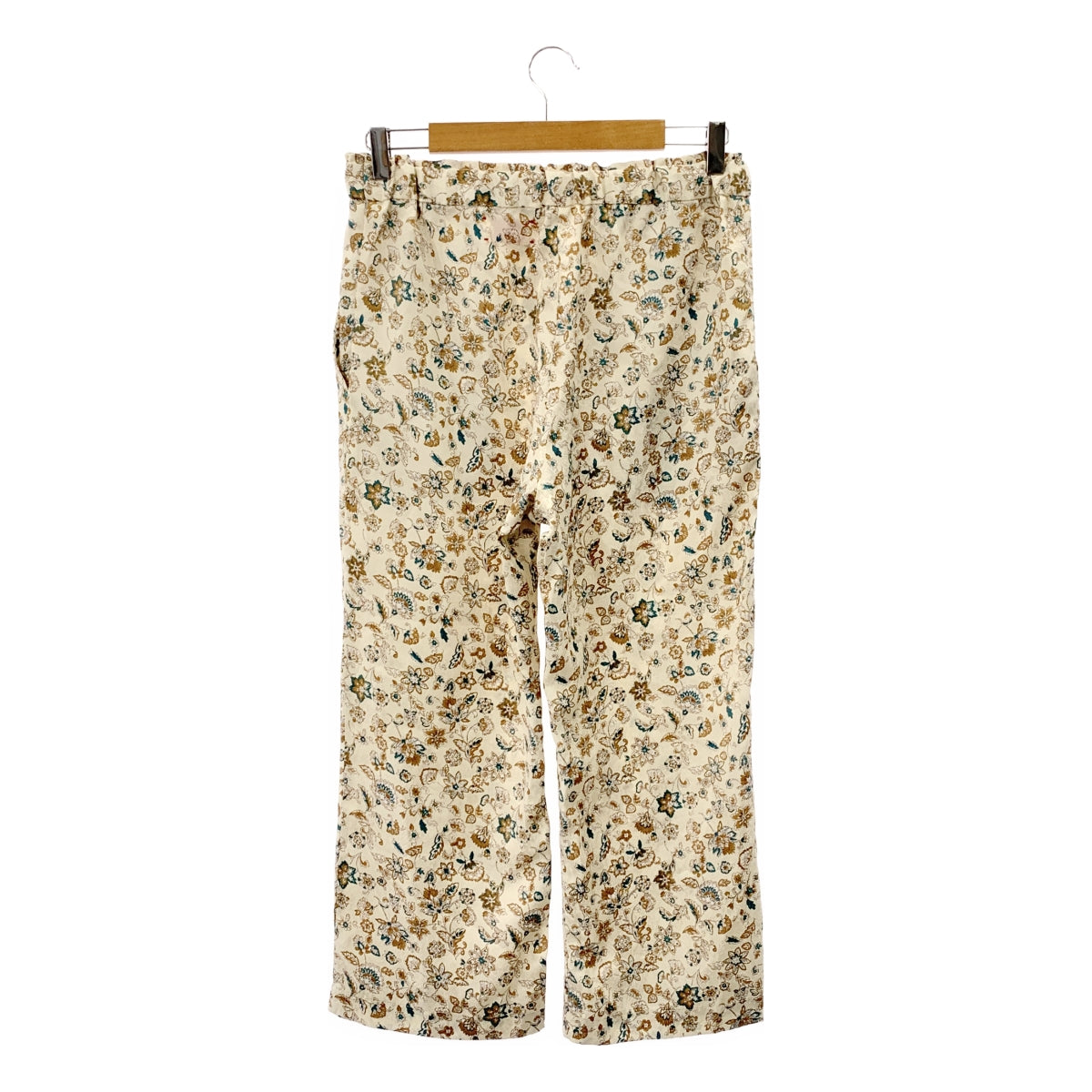 MEYAME / メヤメ | 総柄 イージーパンツ | 0 | ベージュ/グリーン | レディース