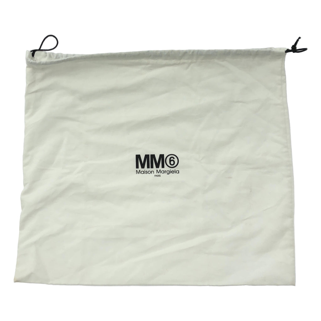 MM6 Maison Margiela / エムエムシックスメゾンマルジェラ | スクエアトゥ ストラップ レザー サンダル | 38 |