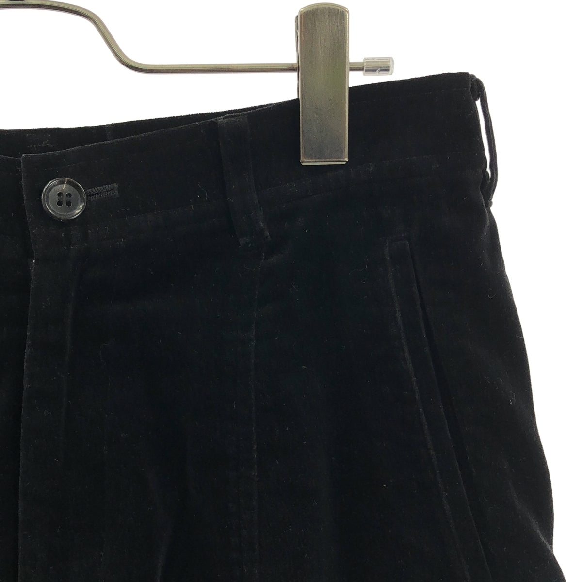 COMME des GARCONS COMME des GARCONS / コムコム | AD2005 | コットン ベロア サルエル パンツ | M | ブラック | レディース