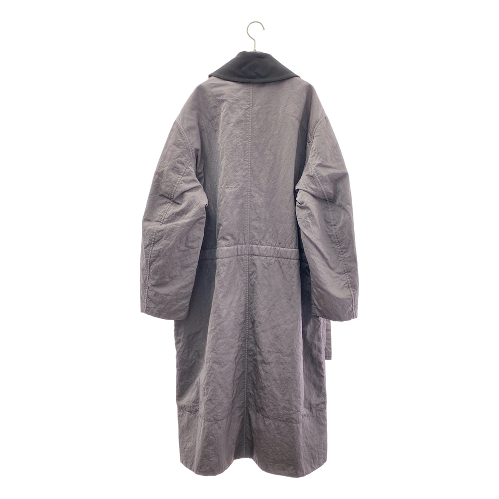 JIL SANDER / 질 썬더 | 2021AW | 나일론 칼라 안솜 지퍼 코트 | 48 | 남성