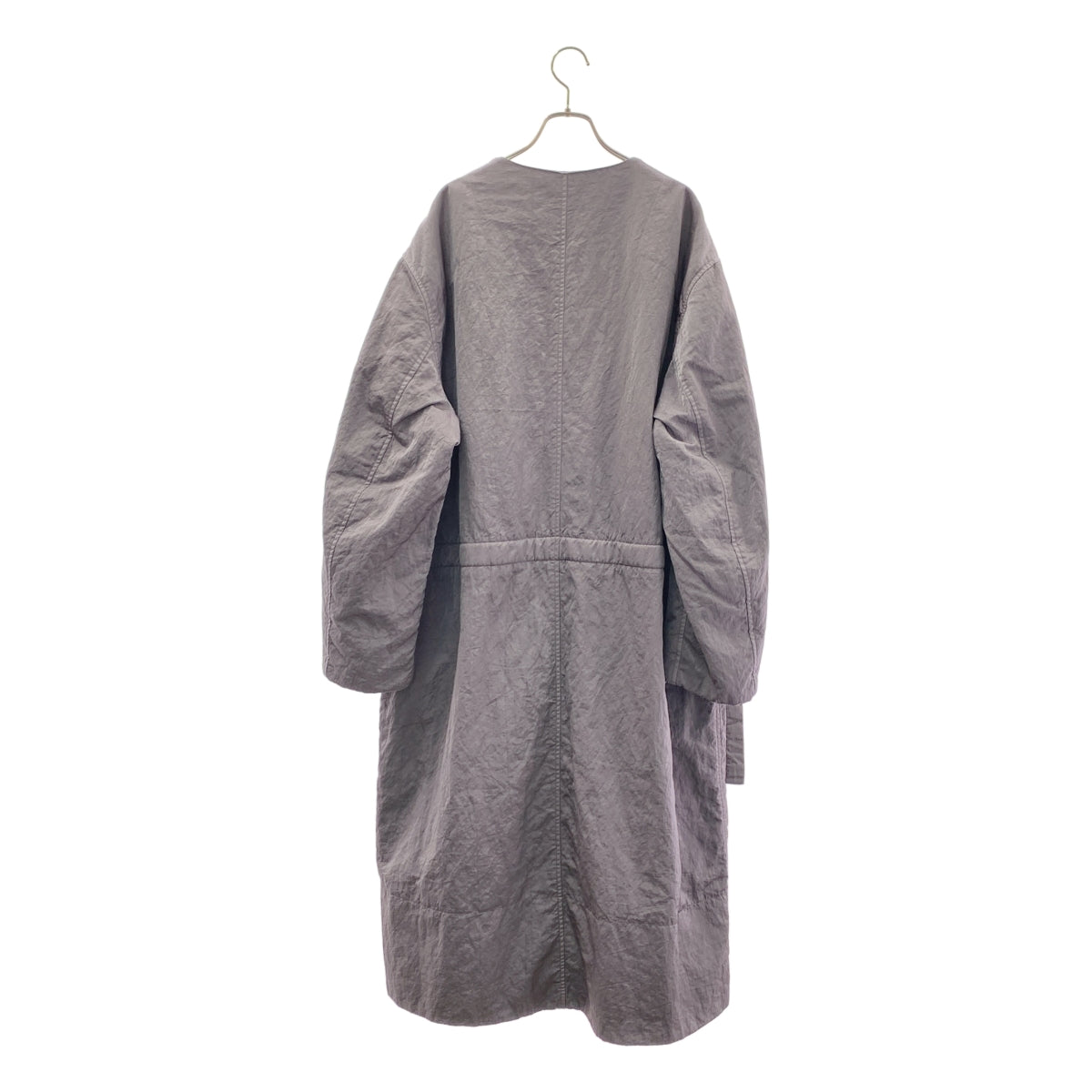 JIL SANDER / 질 썬더 | 2021AW | 나일론 칼라 안솜 지퍼 코트 | 48 | 남성