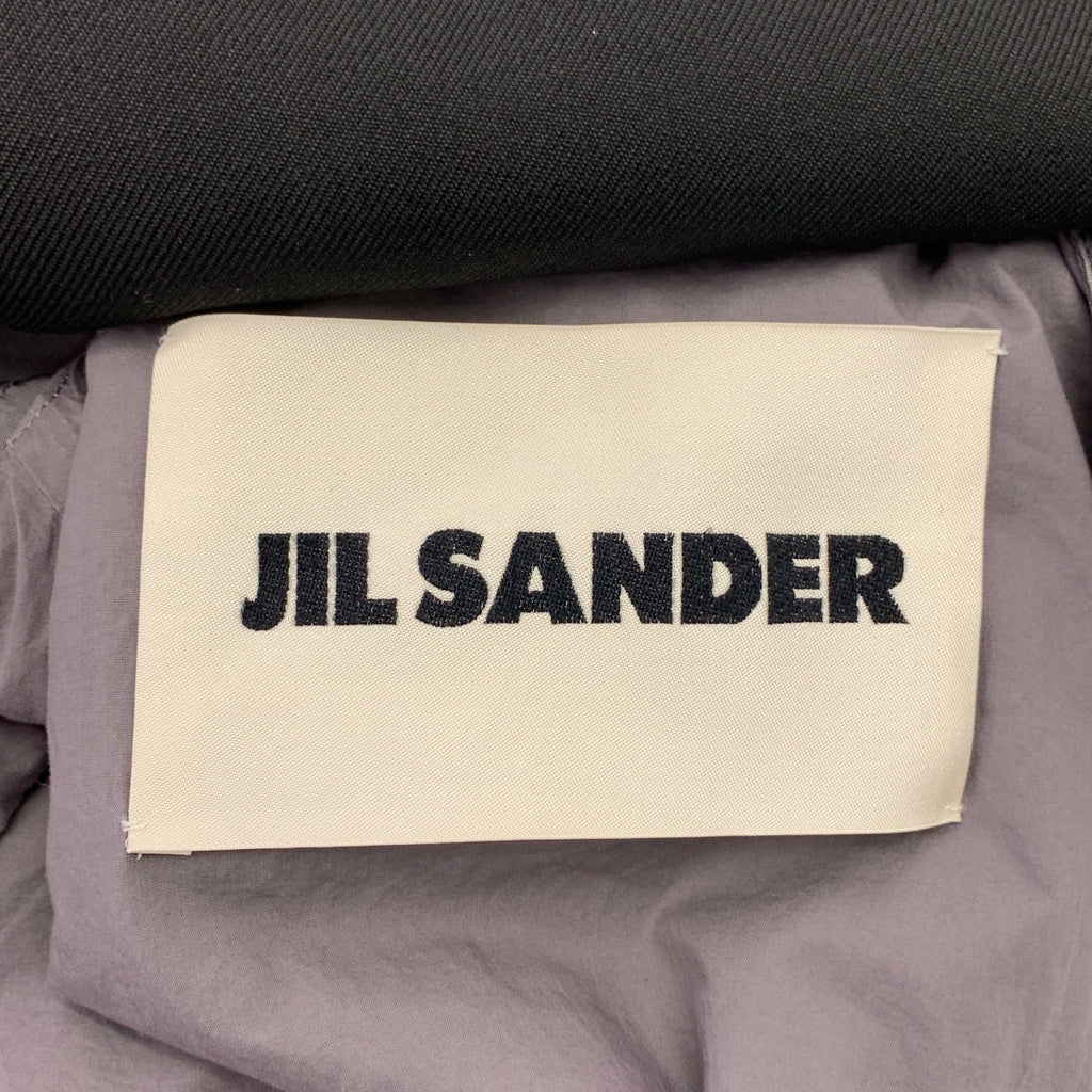 JIL SANDER / 질 썬더 | 2021AW | 나일론 칼라 안솜 지퍼 코트 | 48 | 남성