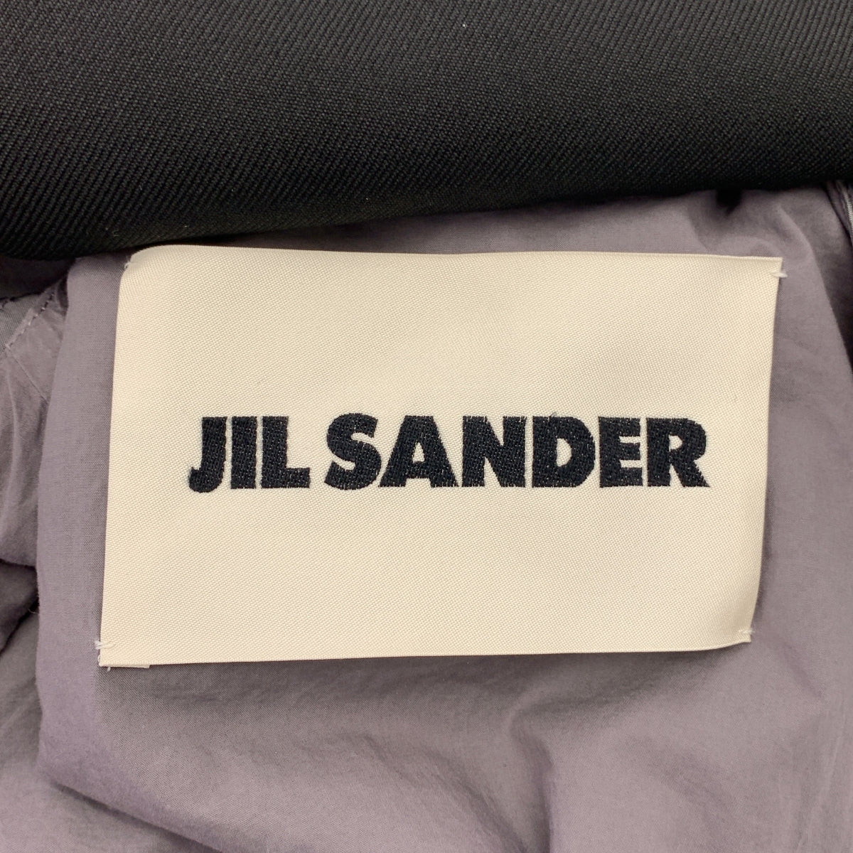 JIL SANDER / 질 썬더 | 2021AW | 나일론 칼라 안솜 지퍼 코트 | 48 | 남성