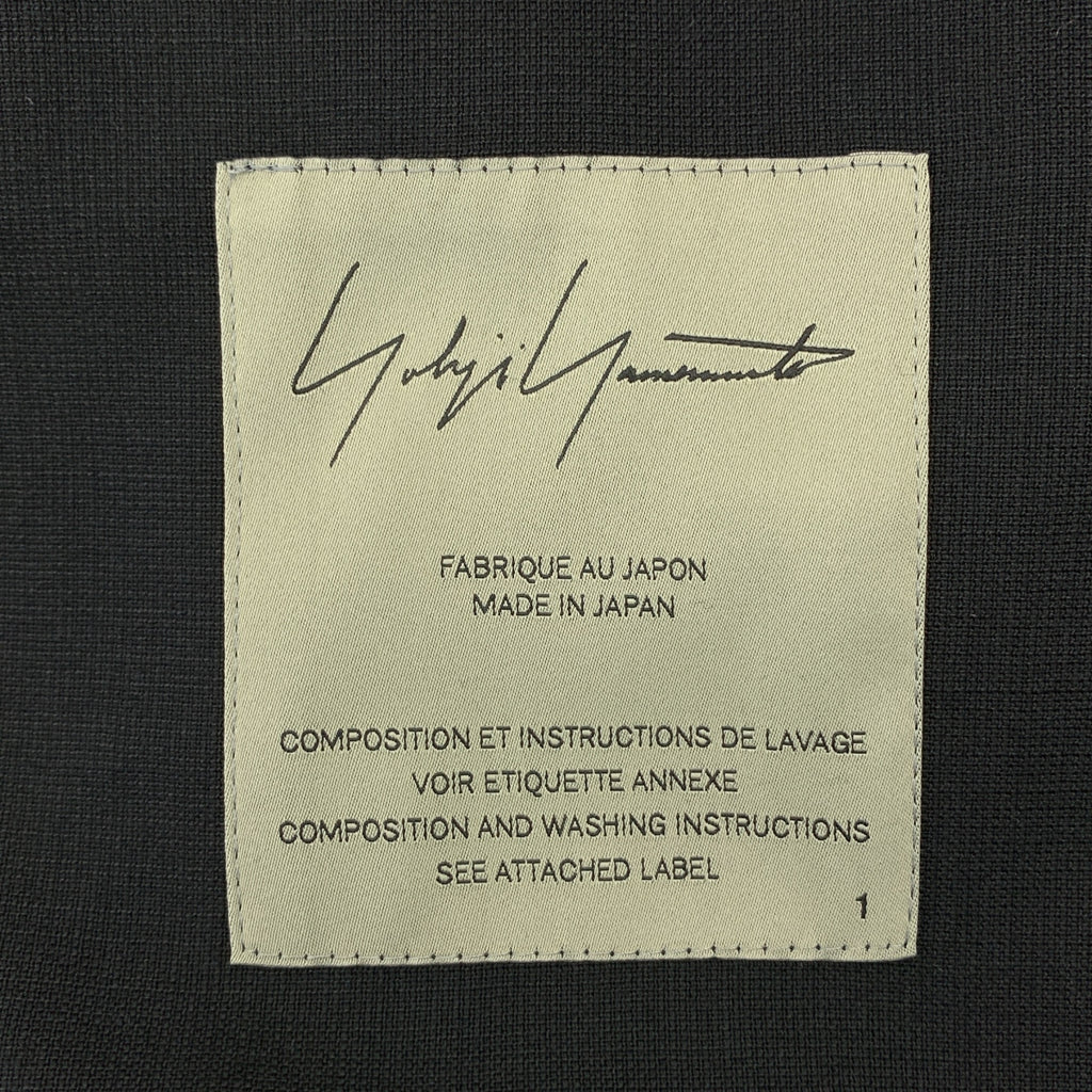 Yohji Yamamoto FEMME / 요우지야마모토팜 | 2025SS | WOOL PLEATED BLOUSE / 오버 실루엣 롱 셔츠 재킷 | 1 |