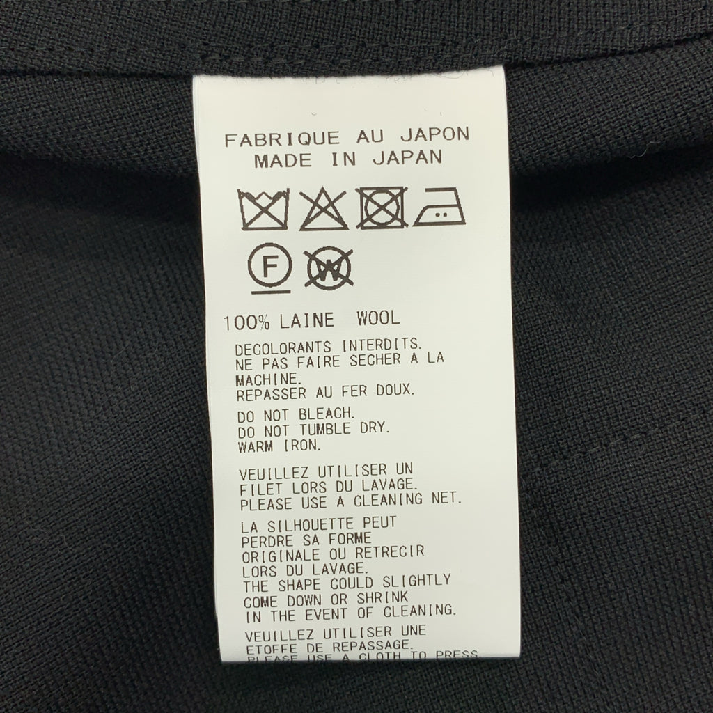 Yohji Yamamoto FEMME / 요우지야마모토팜 | 2025SS | WOOL PLEATED BLOUSE / 오버 실루엣 롱 셔츠 재킷 | 1 |