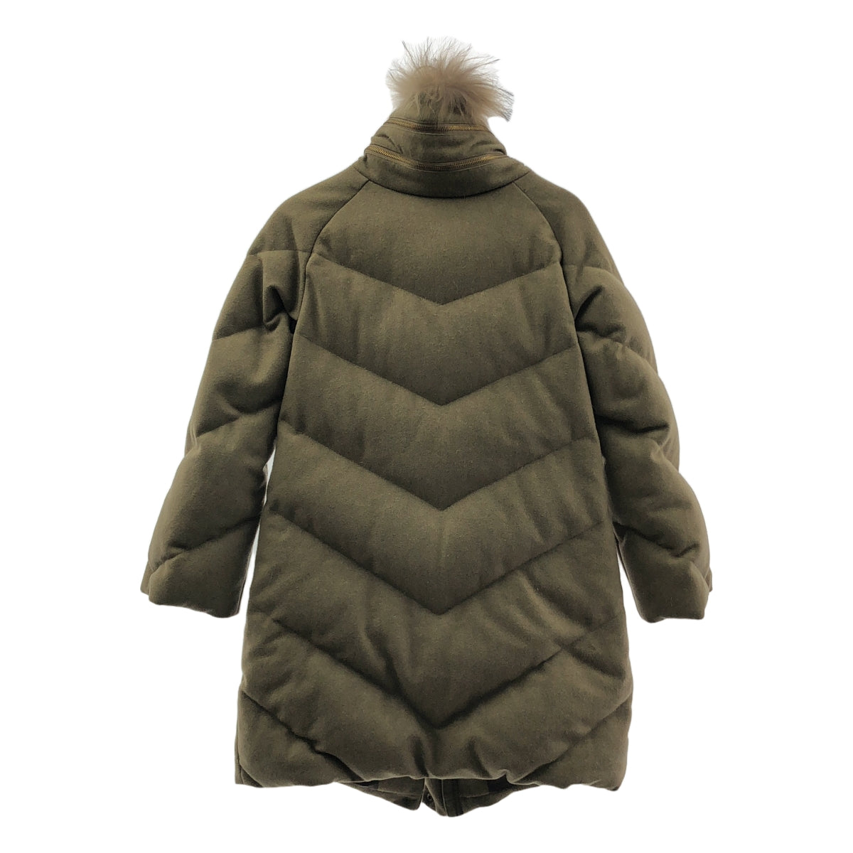 muller of yoshiokubo / ミュラーオブヨシオクボ | チャイニーズラクーン ファー ダウンコート / 総裏地 | 38 | ブラウン | レディース