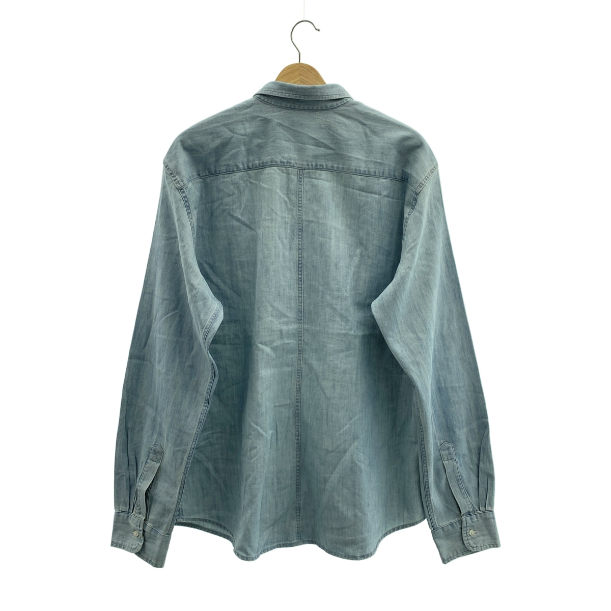 Frank&amp;Eileen / 프랭크 앤 아이린 | LUKE / TBWD / 코튼 오버 실루엣 데님 셔츠 | L | 남성