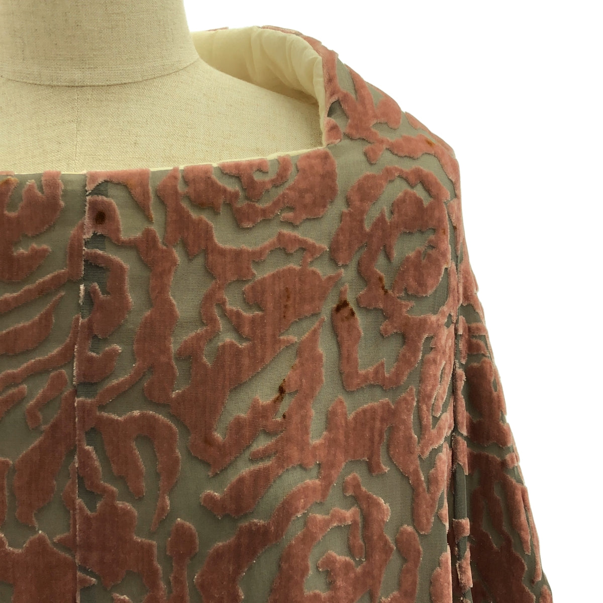 COMME des GARCONS / コムデギャルソン | AD1996 | flowering clothes期  /フロッキーフラワー 中綿 プルオーバー ワンピース | M | レディース