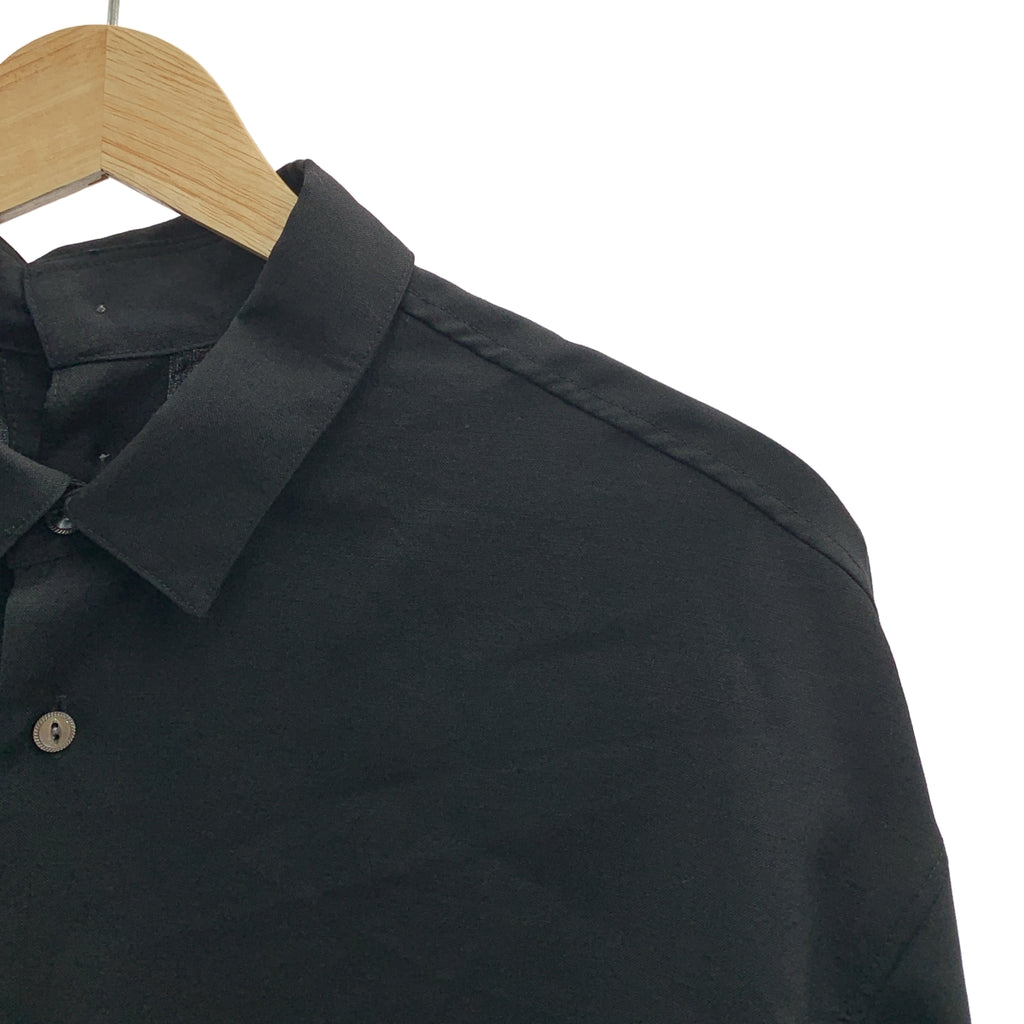 Name. / 네임 | WOOL MOHAIR BACK HENLEY SHIRT / 오버 실루엣 셔츠 |