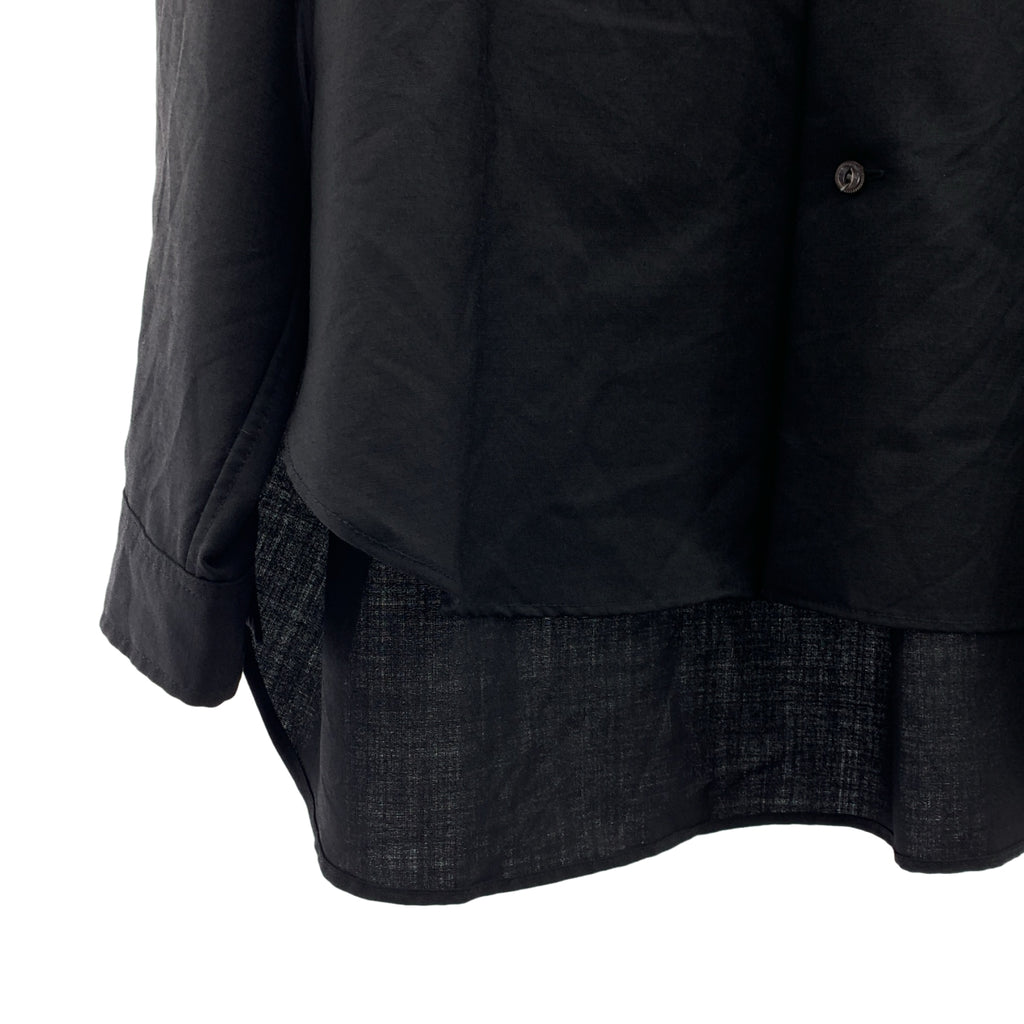 Name. / 네임 | WOOL MOHAIR BACK HENLEY SHIRT / 오버 실루엣 셔츠 |