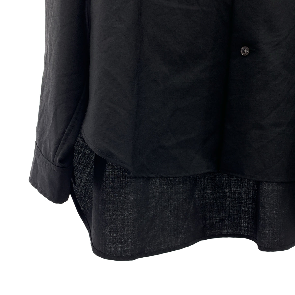 Name. / 네임 | WOOL MOHAIR BACK HENLEY SHIRT / 오버 실루엣 셔츠 |