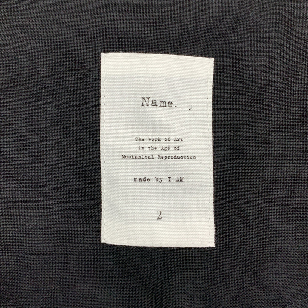 Name. / 네임 | WOOL MOHAIR BACK HENLEY SHIRT / 오버 실루엣 셔츠 |