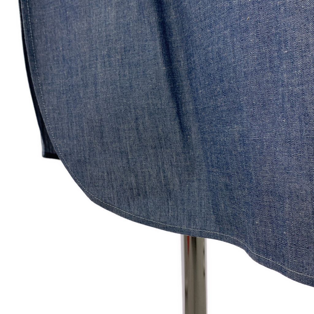 HYKE / 하이크 | 2024SS | ReStyle Archives #3 BALLOON SLEEVE GATHERED BLUE CHAMBRAY DRESS 풍선 슬리브 샴브레이 원피스 | 1 |