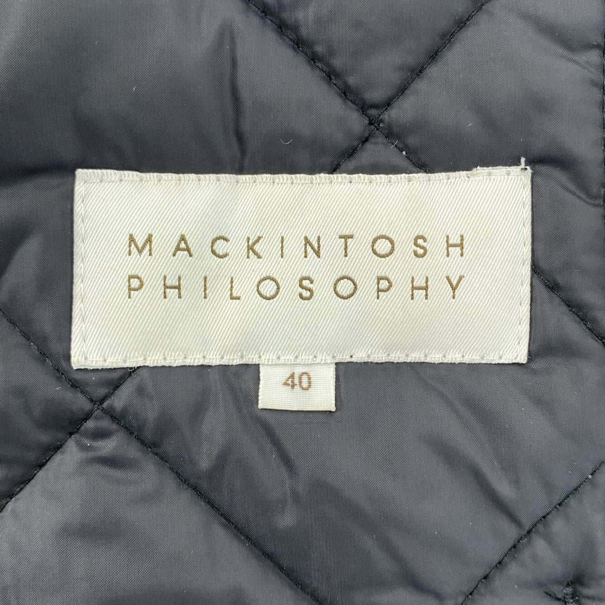 MACKINTOSH PHILOSOPHY / 매킨토시 필로소피 | 퀼팅 재킷 | 40 |