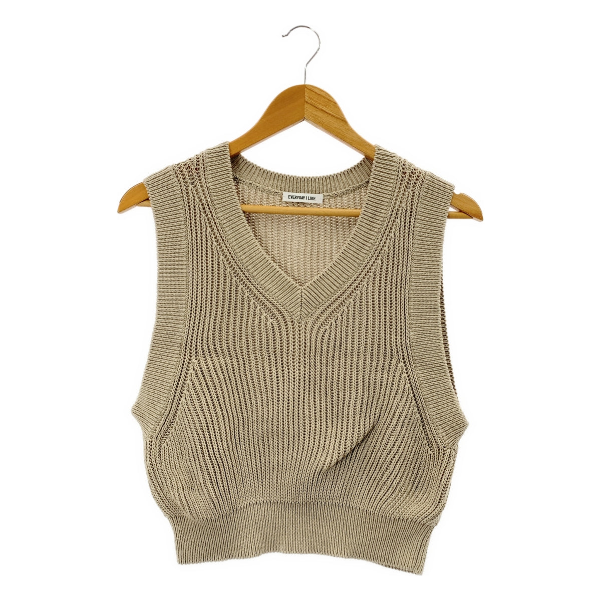 AP STUDIO / エーピーストゥディオ | サマー クロップド ニット ベスト |