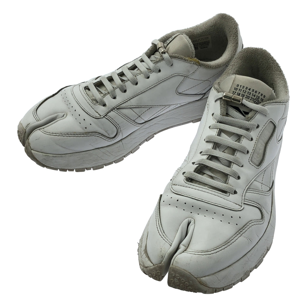 Maison Margiela | x Reebok 經典皮革 Tabi 運動鞋 | 尺寸 26 公分 | 白色 | 男款