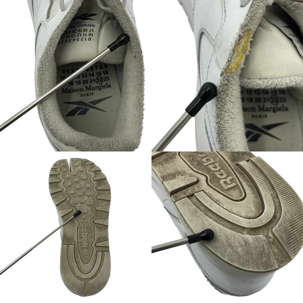 Maison Margiela | x Reebok 經典皮革 Tabi 運動鞋 | 尺寸 26 公分 | 白色 | 男款