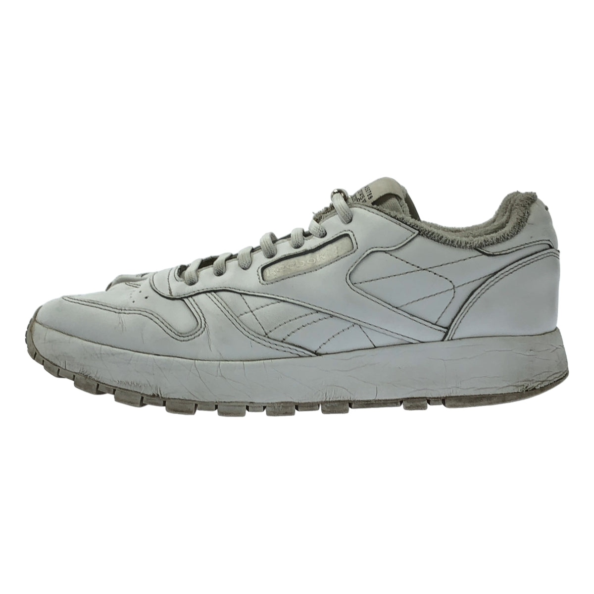 Maison Margiela / メゾンマルジェラ | ×Reebok リーボック / Classic Leather Tabi クラシック レザー 足袋 スニーカー | 26cm | ホワイト | メンズ