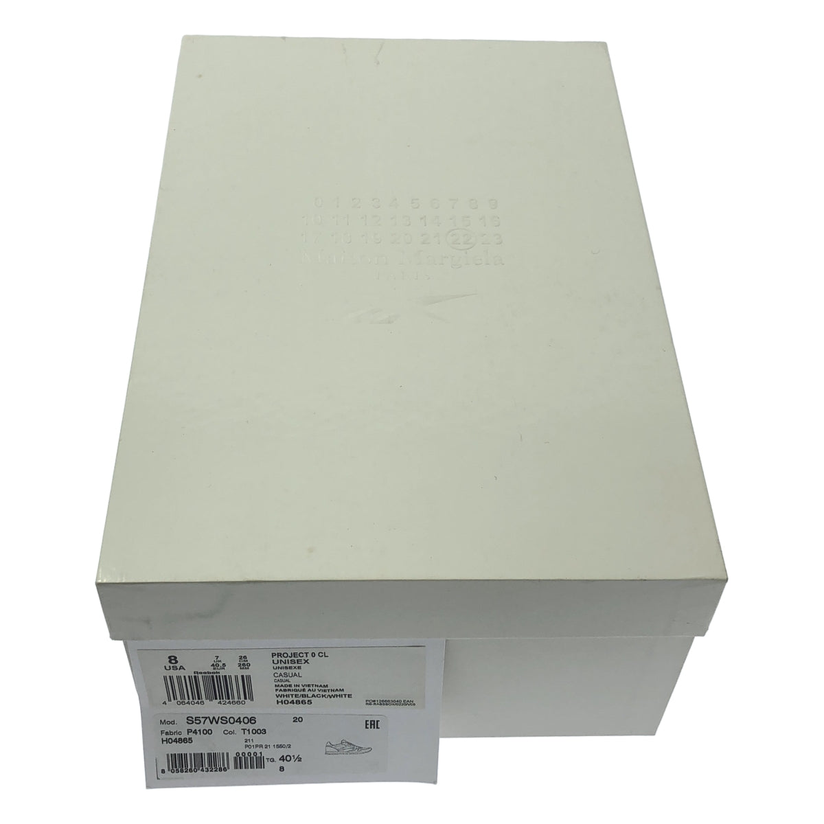 Maison Margiela | x Reebok 經典皮革 Tabi 運動鞋 | 尺寸 26 公分 | 白色 | 男款