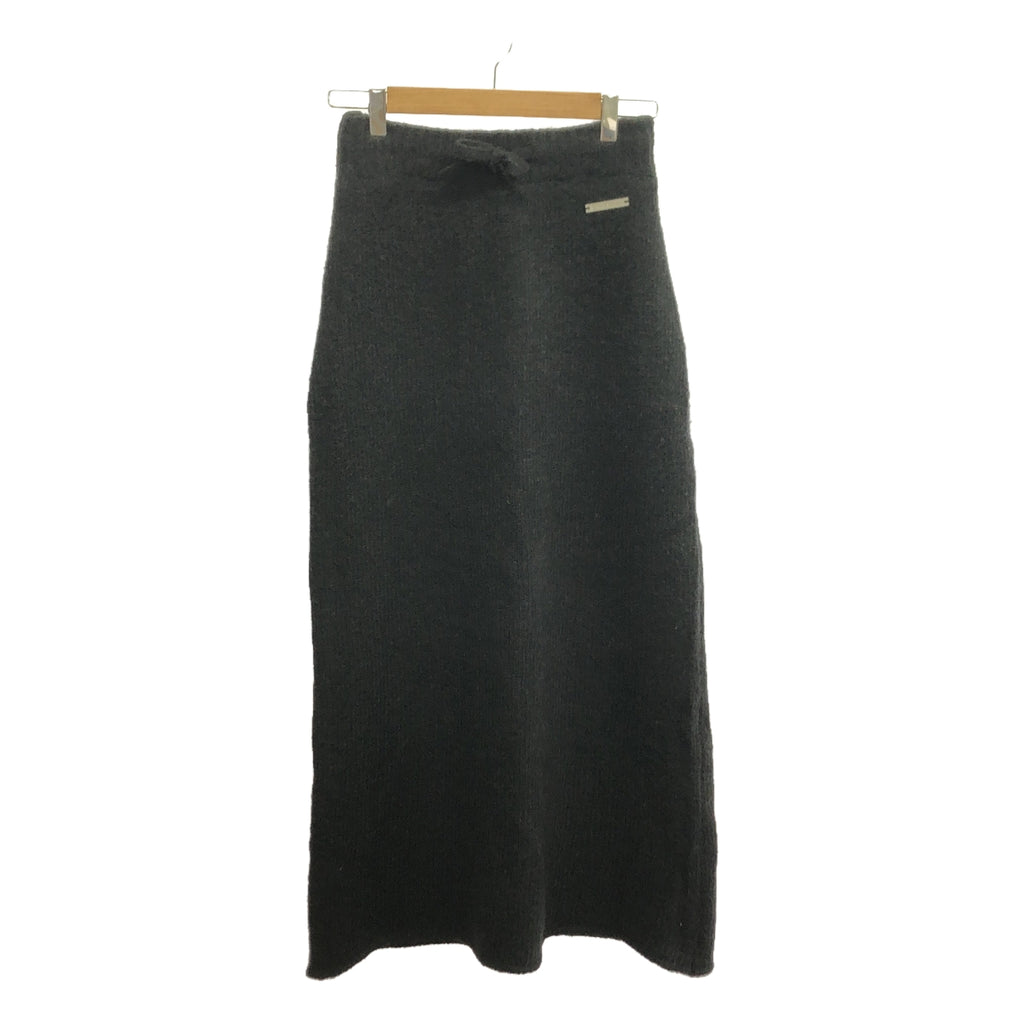 PRANK PROJECT / プランクプロジェクト | Alpaca Maxi Knit スカート | F | ブラック | レディース