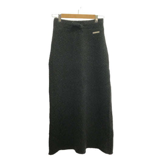 PRANK PROJECT / プランクプロジェクト | Alpaca Maxi Knit スカート | F | ブラック | レディース