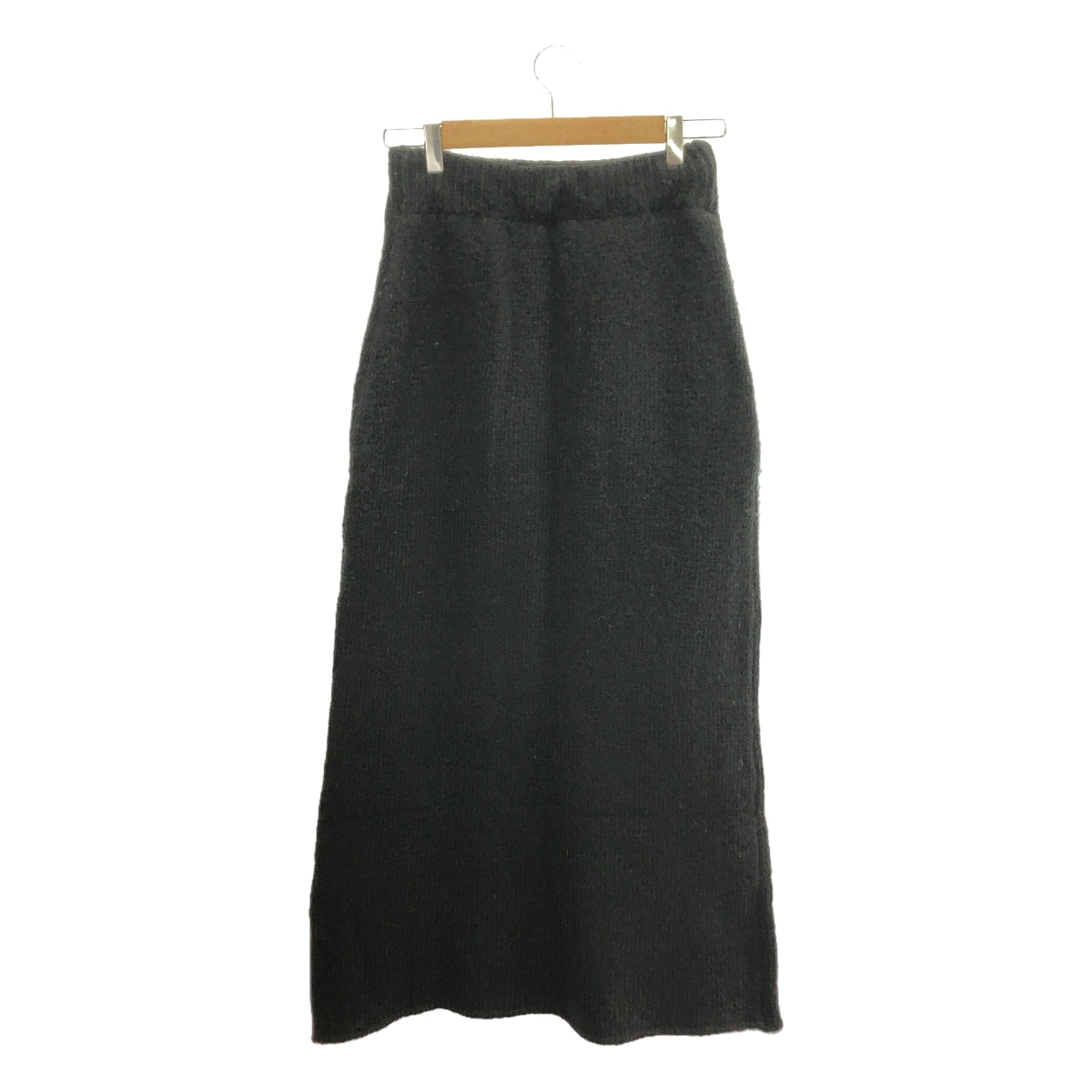 惡作劇項目 / 木板項目 |羊駝針織長裙 | F |黑色 |女性的