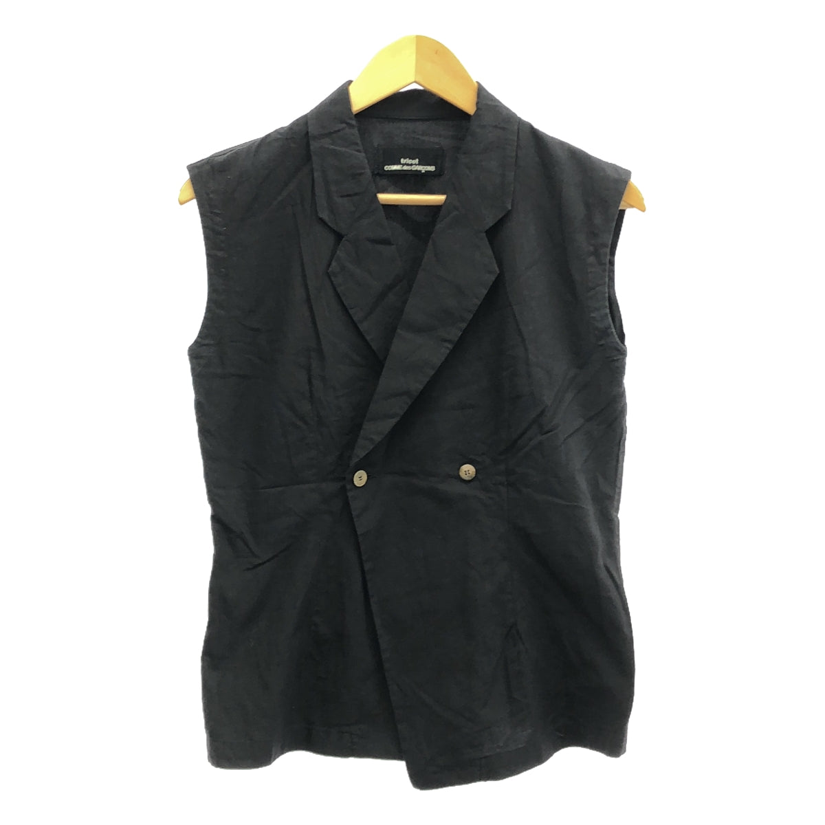 tricot COMME des GARCONS / tricot Comme des Garcons | 1980s~ Cotton double button vest |