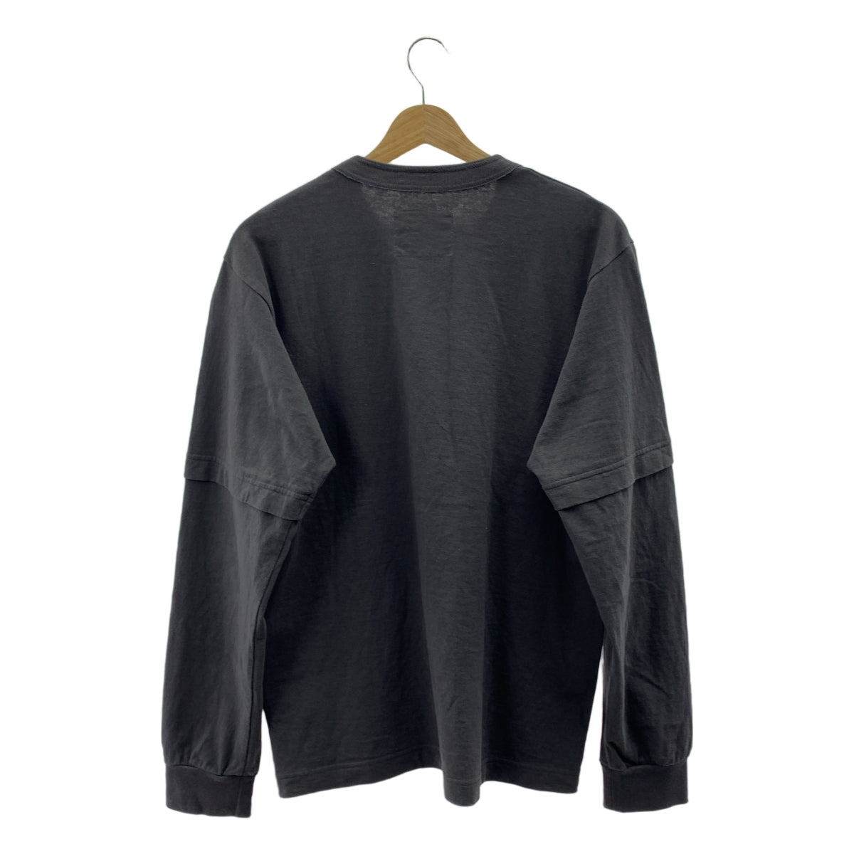 sacai / Sacai | 2024SS | Carhartt WIP L/S T卹 Carhartt 側拉鍊分層長袖 T 卹 | 2 | 炭灰色 | 男款