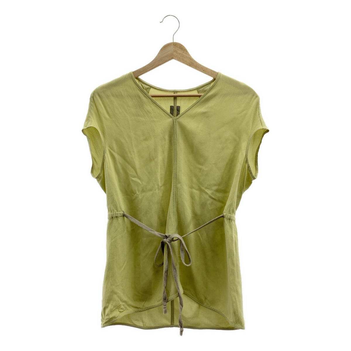 Rick Owens / リックオウエンス | 2020SS | バックギャザー ネック プルオーバー ブラウス シャツ | 38 | レディース