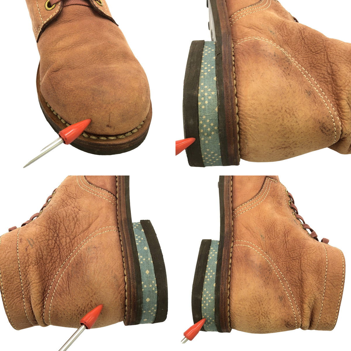 visvim / Visvim | BRIGADIER BOOTS MID-FOLK 磨砂皮革繫帶靴 | US9.5 |布朗 |男士