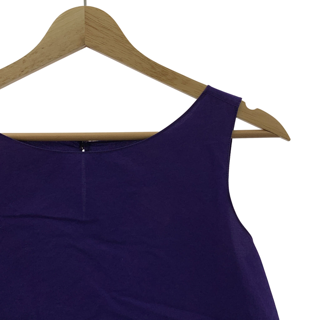 MARNI / マルニ | コットン バック プリーツ ノースリーブ トップス | 40 |