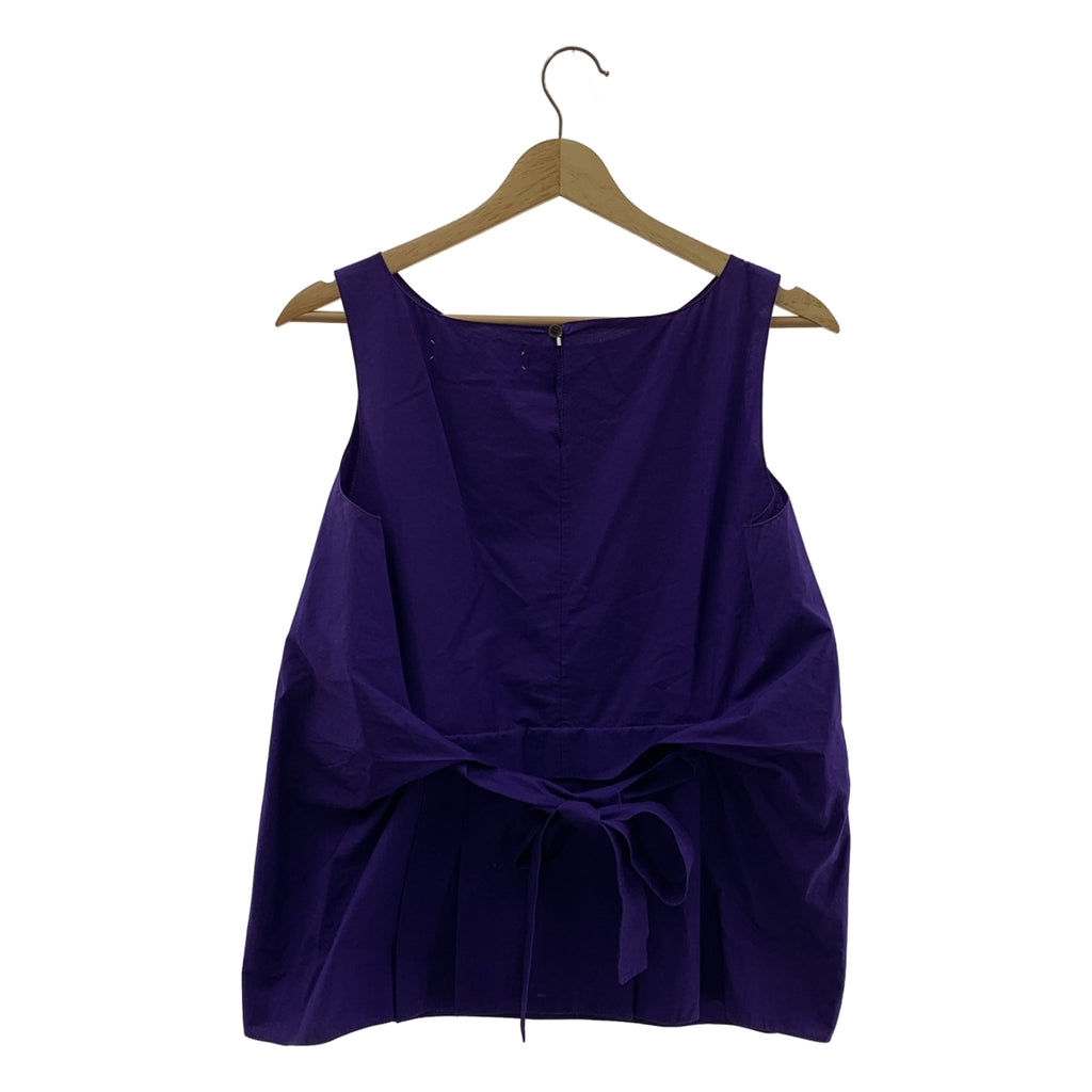 MARNI / マルニ | コットン バック プリーツ ノースリーブ トップス | 40 |