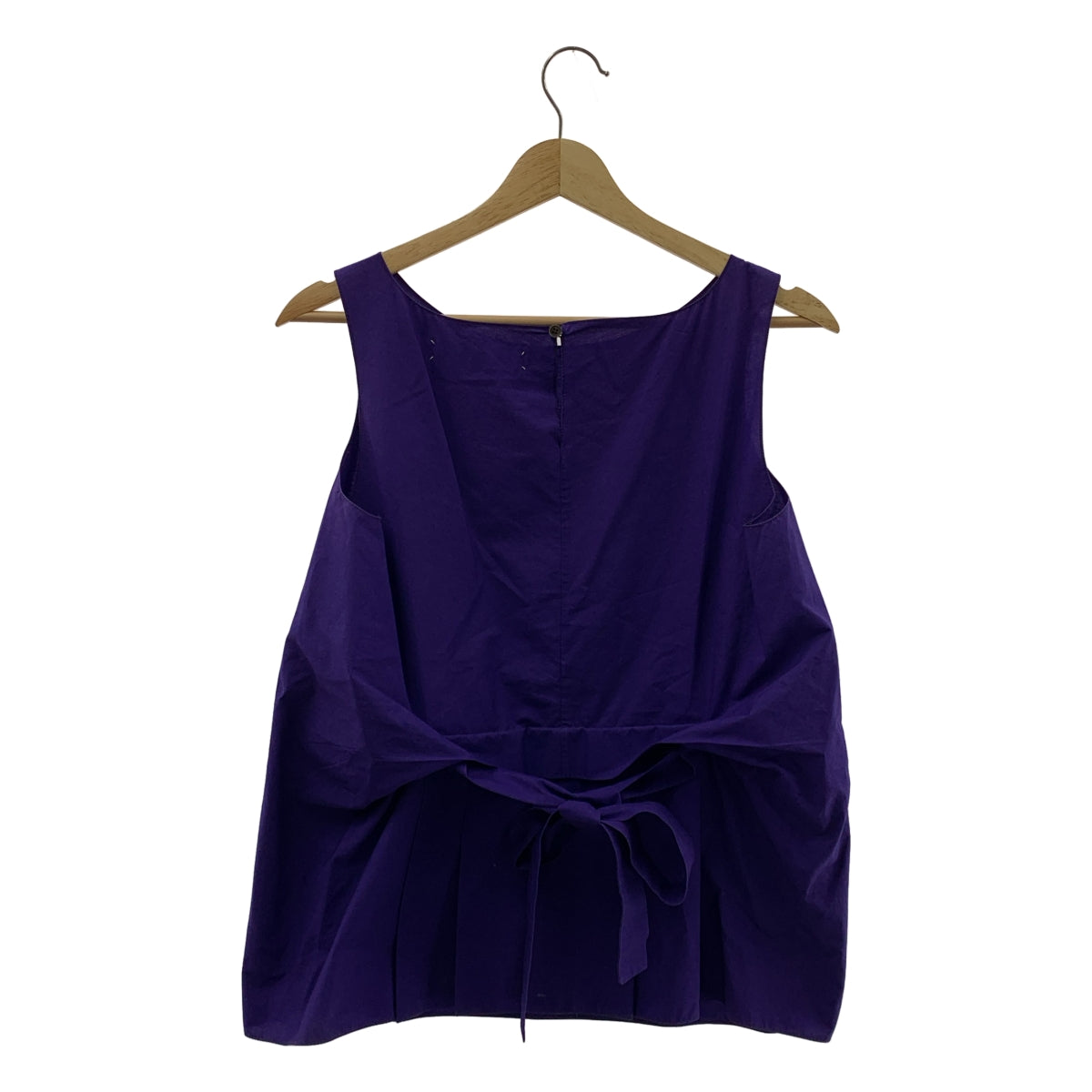 MARNI / マルニ | コットン バック プリーツ ノースリーブ トップス | 40 |