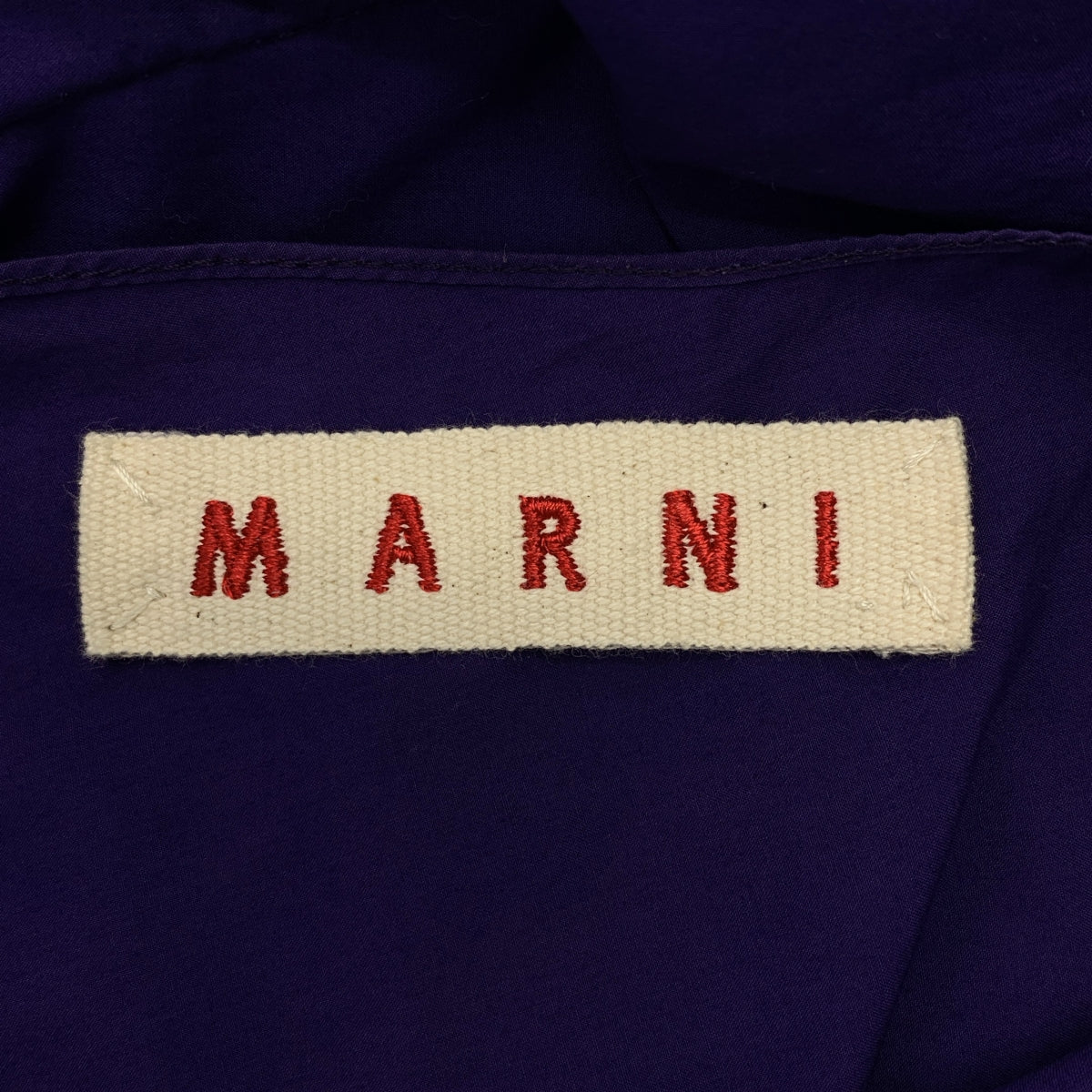 MARNI / マルニ | コットン バック プリーツ ノースリーブ トップス | 40 |